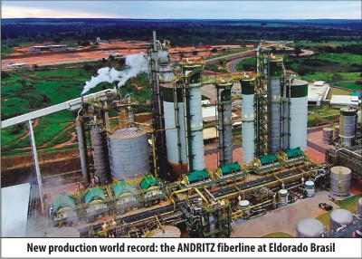 Eldorado Brasil sets new pulp production world records - Papermart