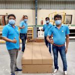 Hyderabad based Company Makes Customized Bed for Coronavirus Patients and Migrant Laborers 1 1