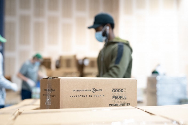 International Paper Commits 2 Million Corrugated Boxes for COVID 19 Relief
