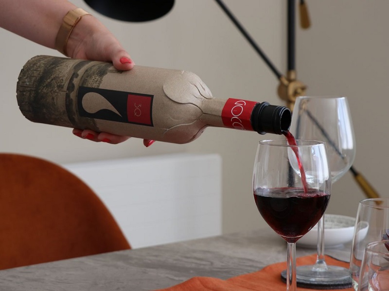 Frugalpac Launches Wine Bottle Made from 94 Percent Recycled Paperboard -  Papermart