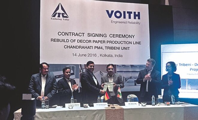 ITC to Get a New Decor Paper Machine from Voith - Papermart