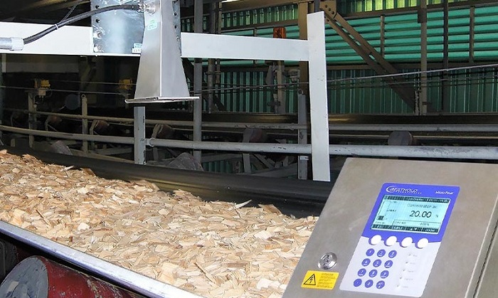 Moisture content in wood chips navi