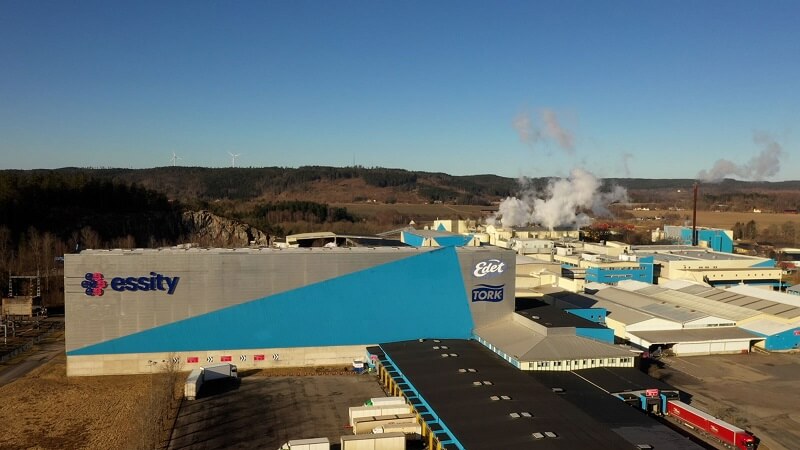 Essity Starts Testing of First CO2 Emission Free Large Scale Paper Production