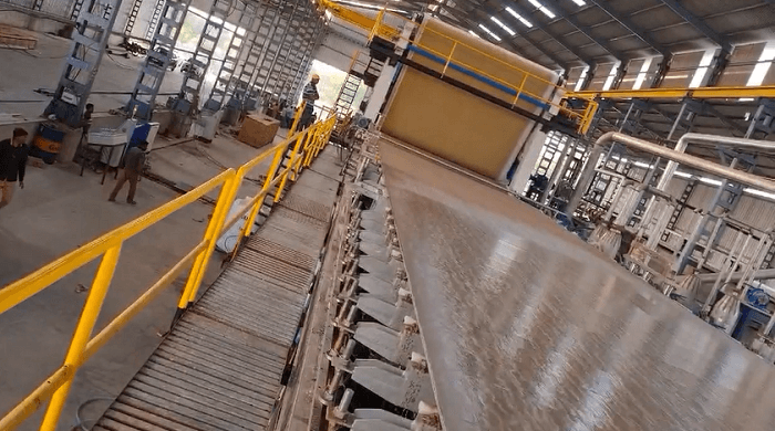 Kraft paper clearance plant