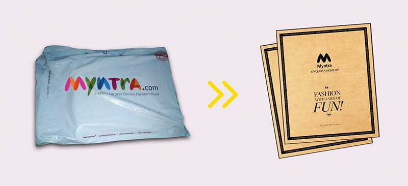 09 Myntra Achieves 100 Percent Plastic free Packaging Delivery