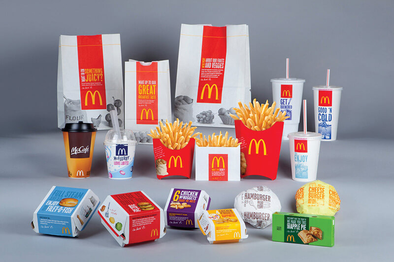 13 McDonalds Almost Entire Paper Packaging from Sustainable Fiber