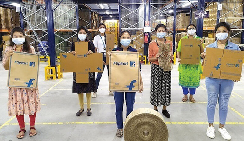 22 Flipkart Achieves 100 Single Use Plastic Elimination Packaging throughout its Supply Chain